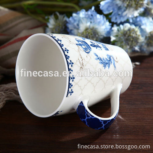 New Design Fine Ceramic white mug